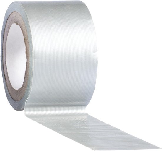 Kampeer Tape - Reparatietape Tent - Tent Repareren - Kunststof Gecoat - 10m x 5cm - Grijs
