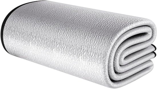 Kampeer vloermat - Slaapmat outdoor - Comfortabel slapen - Dubbelzijdige isolatie - 150 x 200 cm - Zilver