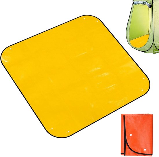 Kampeer Waterdichte Tent Vloermat 100x100cm - Draagbare Douche Tent Bodemmat - Buitenkamperen Camper Caravan