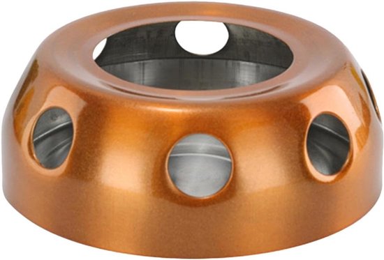 Kampeerfornuis Basis - Houder Alcoholbrander - Buiten Koken - Roestvrij Staal - 15 x 15 x 6 cm - Zilverkleurig