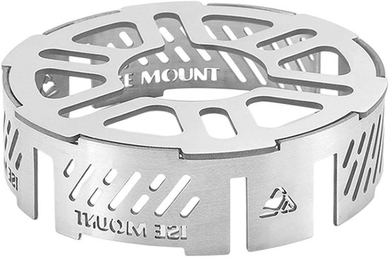 Kampeerfornuis Windscherm - Kooktoestel Accessoire - Buiten Koken - Roestvrij Staal - 11 x 11 x 4 cm - Zilver