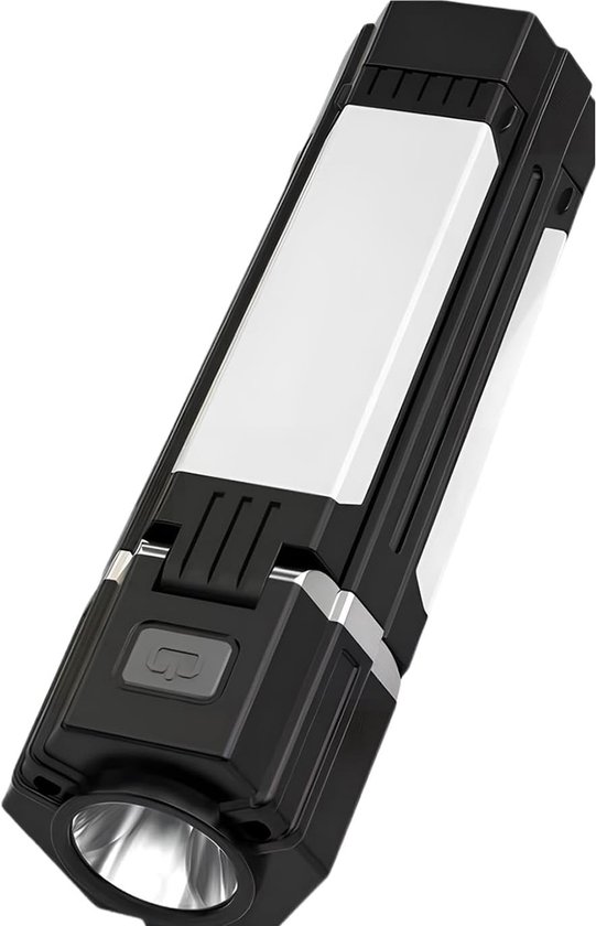 Kampeerlamp - Campinglamp - Tentlamp - Noodlamp - 3000 mAh - Noodlamp bij Stroomuitval - Inklapbare hangende - Powerbank - Noodlamp voor Thuis - Multifunctioneel - Lamp - Kampeerlamp - IPX45 - 90° draaibare zijlamp, sterke magneet aan de onderkant