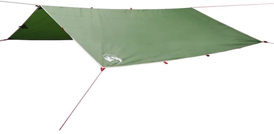 Kampeerluifel waterdicht 400x294 cm groen van Bo-Camp