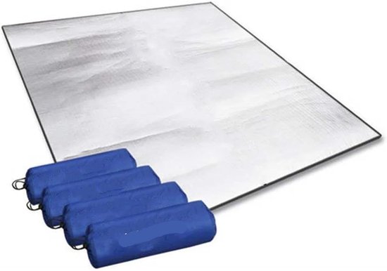 Kampeermat - Isolerende Mat - Buiten Reizen - Reflecterende Warmte - 150x200cm - Zilver