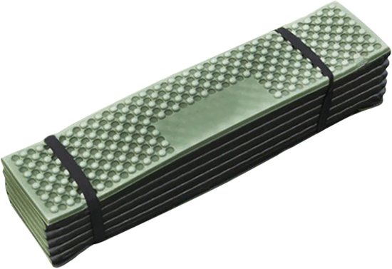 Kampeermat Opvouwbaar - Schuimmat - Buiten slapen - Lichtgewicht en duurzaam - 190 x 57 cm - Groen