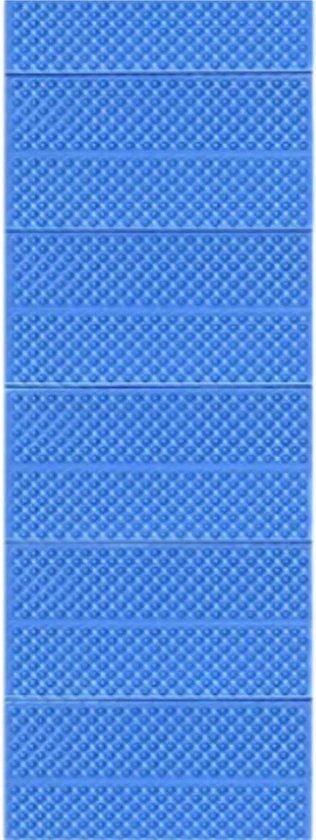Kampeermatras Schuim - Slaapmatje Outdoor - Wandelen Backpacken - Waterafstotend Aluminiumfolie - 60x32x22cm - Blauw