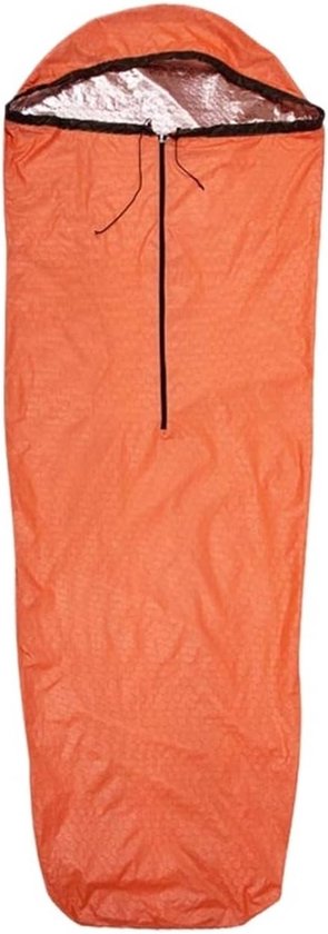 Kampeerslaapzak - Lichtgewicht slaapzak - Buitenavonturen - Waterdicht thermisch ontwerp - 210 x 80 cm - Oranje
