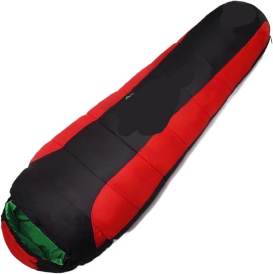 Kampeerslaapzak - Outdoor slaapzak - Kamperen en reizen - Waterdicht en ultralicht - 220 x 80 cm - Rood
