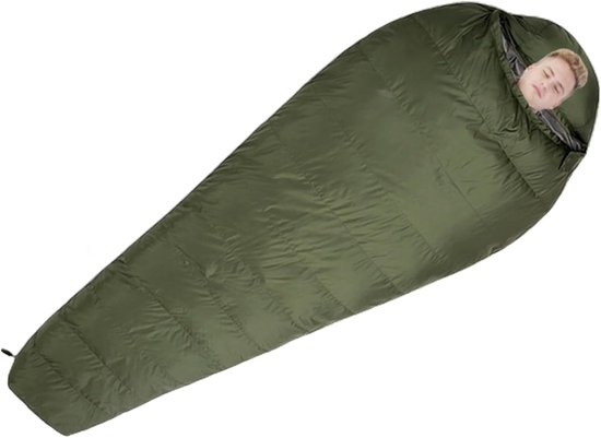 Kampeerslaapzak - Outdoor slaapzak Winterslaapzak - Kamperen en wandelen - Waterdichte stof - 210 x 80 cm - Blauw