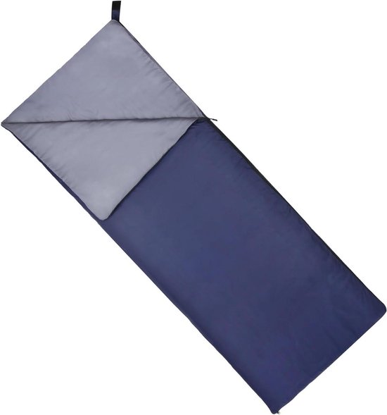 Kampeerslaapzak - Slaapzak Buiten - Kamperen Backpacken - Ultralicht Opvouwbaar - 190x75cm - Donkerblauw