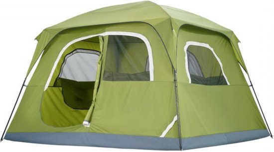 Kampeertent - 6 personen - Pop-up 305x275x200cm - 150D Oxford frame van Impact.