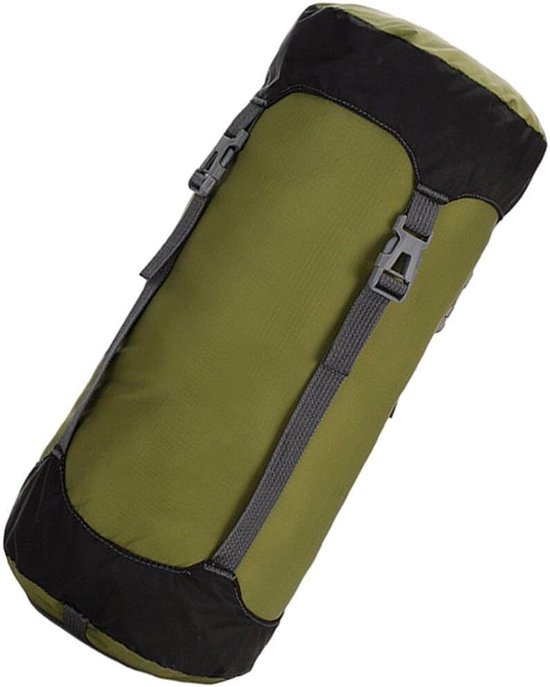 Kampeerzak - Slaapzak - Buitenactiviteiten - Waterdicht Nylon - 22x53cm - Legergroen