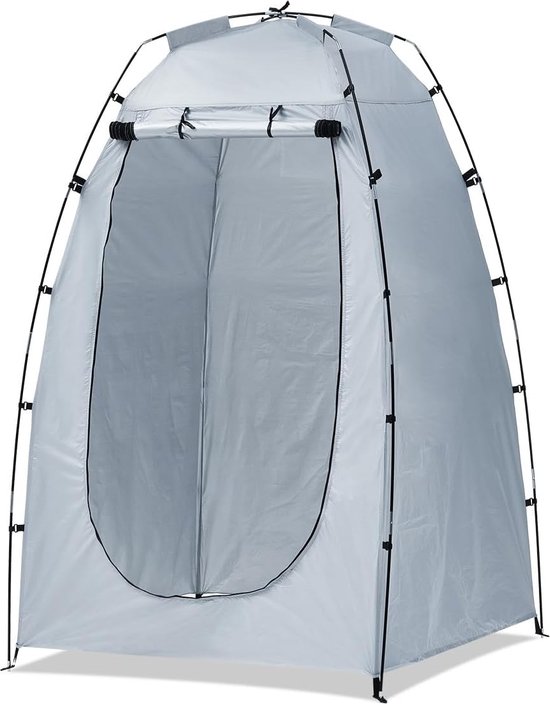 Kamperen Buitenkleedtent Omkleedtent Douchetent Toilet Vakantie Draagbare mobiele tent voor kamperen, grijs van VOUNOT