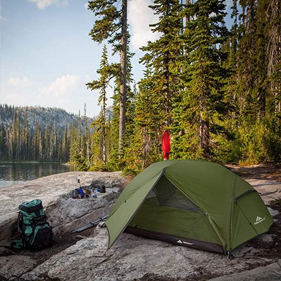 kamping tent / absolutely waterproof, lightweight camping tent with - Tent Ideal for Camping In The Garden, Dome Tent, van Merkloos