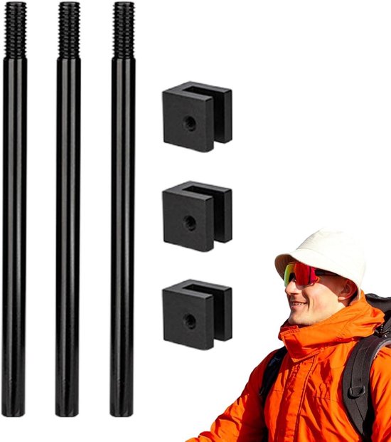 Kampvuur Statief - Grill Houder - Buiten Koken - Verstelbare Hoogte - 16.99 x 11.61 x 5.21 cm - Zwart