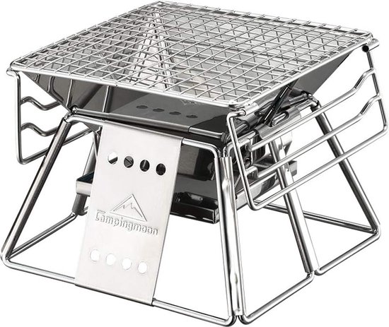 Kampvuurgrill - Grill - Campingvuurplaats - Camping - Houtskool van Kemper