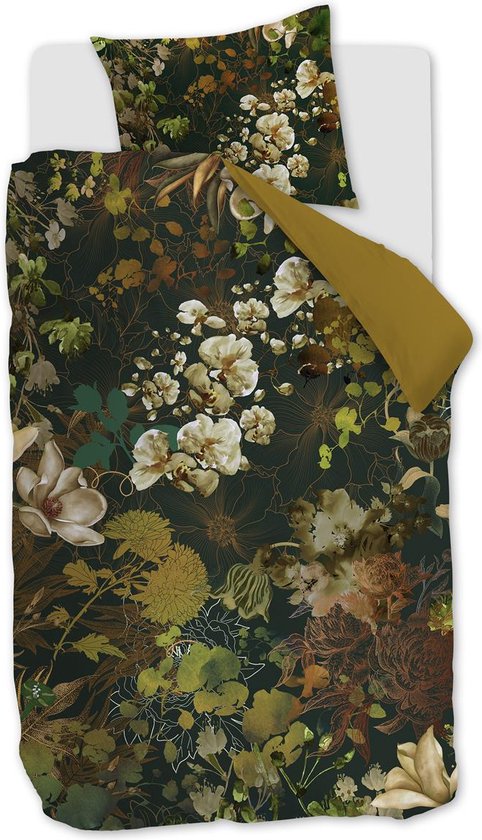 Kardol Austin dekbedovertrek - Eenpersoons - 140x200/220 - Groen van Kardol