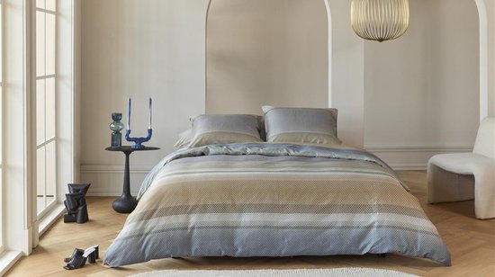 Kardol Beaming dekbedovertrek - Lits-Jumeaux - 240x200/220 - Blauw Grijs van Kardol