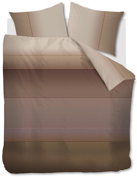 Kardol Mimic dekbedovertrek - Lits-Jumeaux XL - 260x200/220 - Steenrood van Kardol
