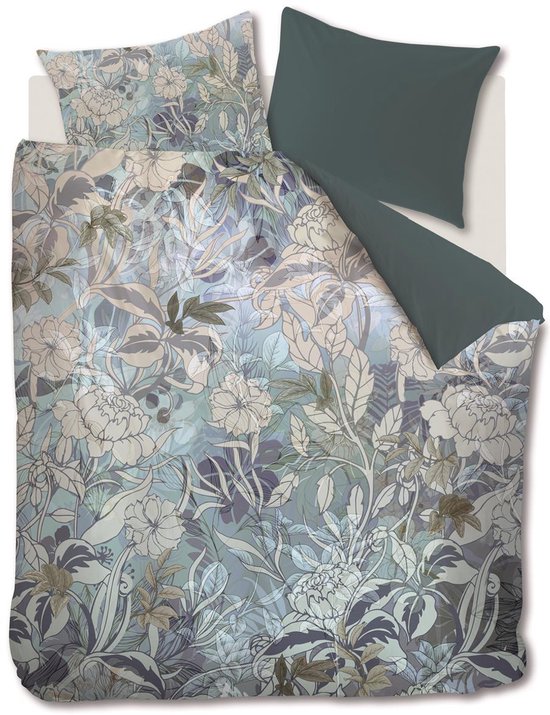 Kardol Nobile dekbedovertrek - Lits-Jumeaux - 240x200/220 - Blauw Grijs van Kardol