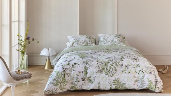 Kardol Pastiche dekbedovertrek - Lits-Jumeaux - 240x200/220 - Groen van Kardol