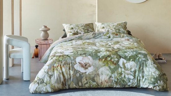 Kardol Regenerate dekbedovertrek - Lits-Jumeaux - 240x200/220 - Groen van Merkloos