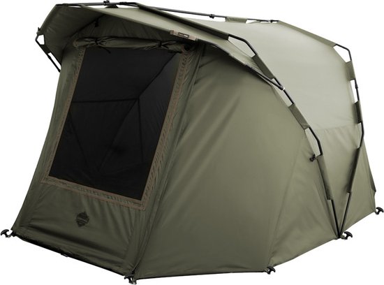 Karpertent - Delphin - Panorama - Easy - 2-man - Vistent - 2 persoons tent - Groen - inclusief opbergtas van Delphin