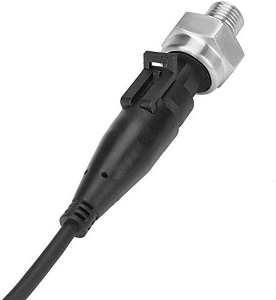 KARZO - G1/4" Druksensor, DC 5V RVS Druksensor voor Water Lucht Gas Stookolie (0-200PSI) van Merkloos