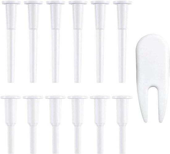 KARZO - Set van 12 luchtstoppers voor yogaballen en gymnastiekballen, geschikt voor eenvoudig en snel vervangen van lekke ventielen, duurzaam materiaal en universeel toepasbaar van Merkloos