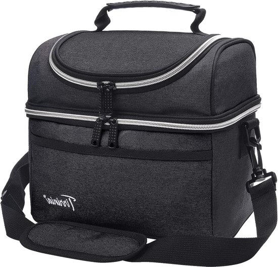 Kato Tirrinia Voedseltas lunchtas fitness koeltas picknicktas geïsoleerd lekvrij - kleine thermotas school opvouwbaar outdoor - mannenwerk Portable Lunch Bag van Kato Tirrinia