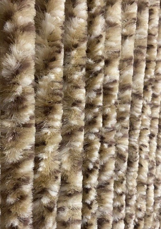 Kattenstaart vliegengordijn Kattenstaart Taupe Beige Bruin van Danielle