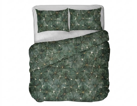 Kayori Jaimy Dekbedovertrek - Lits-jumeaux - 240x200/220 cm - Groen
