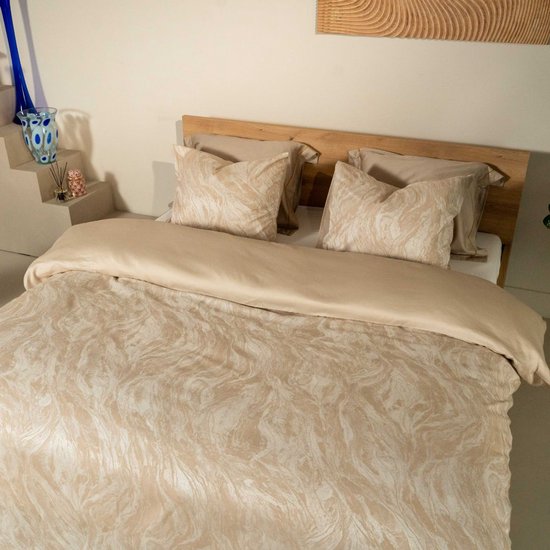 Kayori Nachi Dekbedovertrek Katoen & Tencel - 200x200-220 + 2 slopen - Tweepersoons - Parelmoer van Kayori