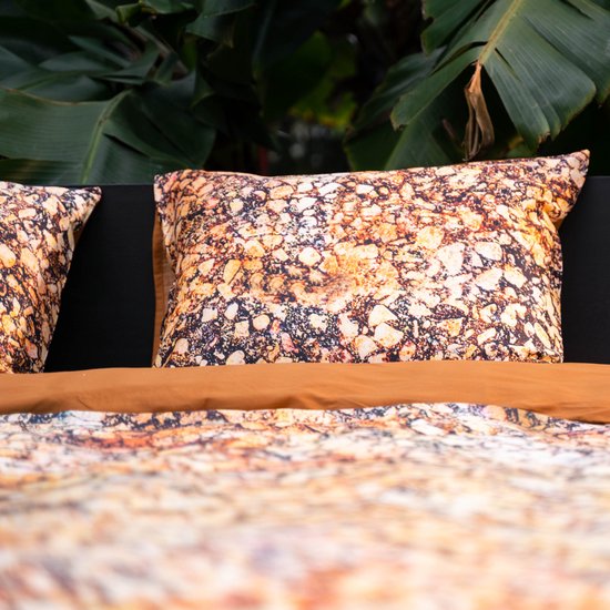 Kayori Tae Dekbedovertrek Egyptisch Satijn - 240x200-220 + 2 slopen - Lits-jumeaux 100% Egyptisch Katoensatijn - Multi van Merkloos