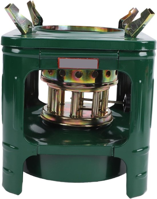 Kerosinekachel - Petroleum kooktoestel - Buitenkoken - Multifunctionele brander - 18 cm - Zwart