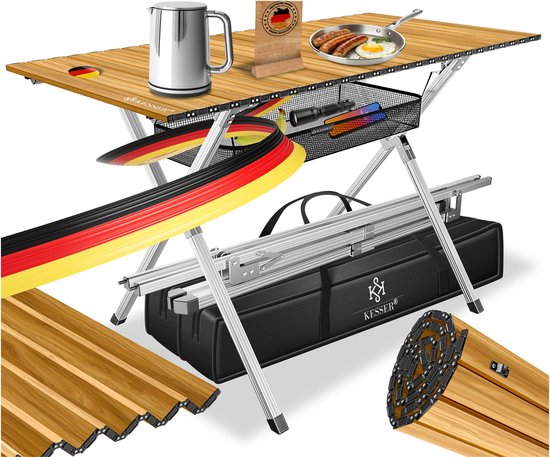 KESSER® Campingtafel inklapbare Tafel - Vouwtafel voor Buiten en Camping - Klaptafel Weerbestendig Tuintafel van KESSER