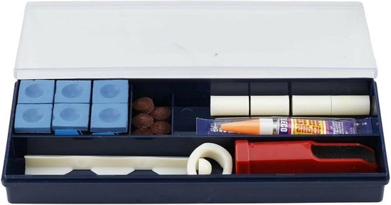 Keu Reparatie Set - Billard Keu Onderhoud - Keu Repareren - Basis Reparatie Kit - 1 Kilogram - Multi Color
