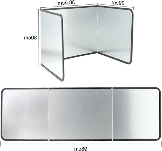 Keuken Spatscherm - Frituurdoek Spatscherm - Koken en frituren - Opvouwbaar en hittebestendig - 40 x 31 cm - Zilver