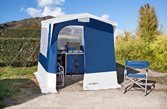 Keukentent 150 x 200 cm - Blauw - Compact en Waterdicht voor Kamperen