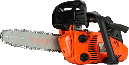 Kibani Kettingzaag Benzine - 25.4 cc / 1 pk 2-takt Motor – Zwaardlengte 25 cm / 10 inch – Easy-Startsysteem van Kibani