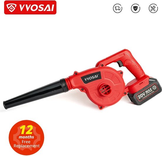 Kibus Draadloze Bladblazer op Batterij - Powertool - Blaadjes - Tuin - Handheld - 2.1kg van Kibus