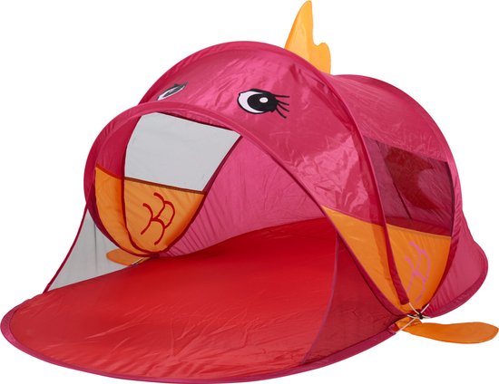 Kids Collection - pop-up tent - 86 cm hoog - lieveheersbeestje - rood - strandtent