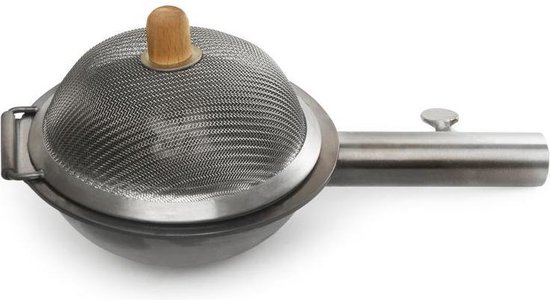 Kikkerland Huckleberry Popcorn maker - Maak je eigen popcorn - Popcornpan - Kampvuur - Buitenspeelgoed - Buitenspelen - Kamperen van Kikkerland