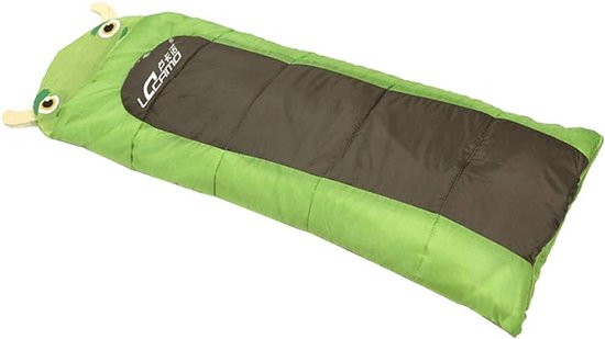 Kinder Slaapzak - Dekenslaapzak Outdoor - Kamperen Reizen - Ultralicht Waterdicht - Groen