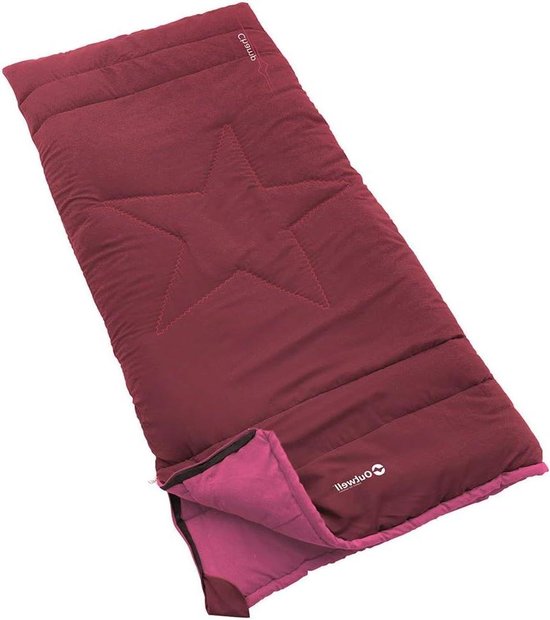 Kinder Slaapzak - Kampeerzak Kinderen - Kamperen en Reizen - Koppelbaar Ontwerp - 150 cm - Rood