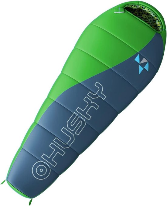 Kinder Slaapzak - Mummy model - Kamperen en Buiten - Comfort tot -10°C - 170 cm - Blauw