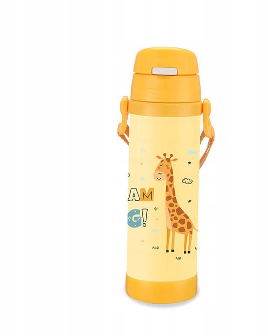 Kinder Thermobeker Giraf 500ml - RVS & Lekvrij
