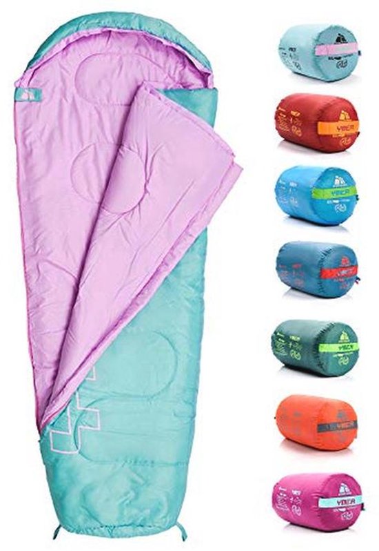 Kinderen Slaapzak - Lichtgewicht Ultralight Zomer Slaapzak voor Kamperen en Buitenleven van Merkloos
