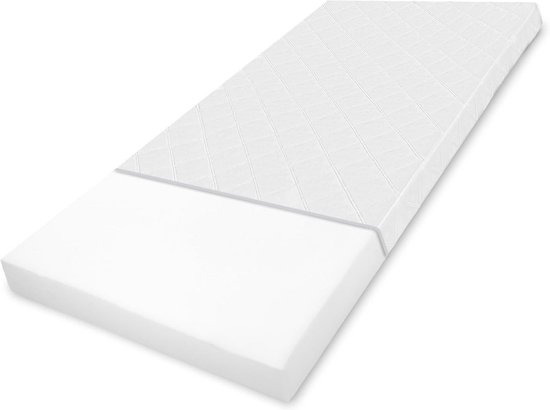 Kindermatras 60x120 cm - Perfect voor Babybed, Reisbed en Ledikant van Merkloos