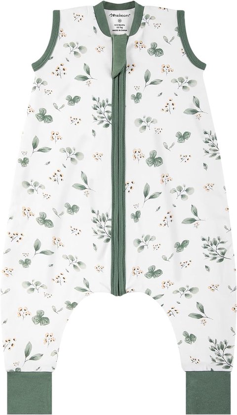 Kinderslaapzak 1.0 Tog van Lichtgevoerd Katoen - Ademend voor Lente, Zomer en Herfst - Plantenprint
